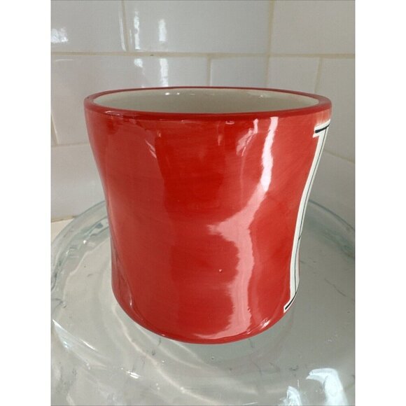 Anthropologie Retired Hand Painted "P" Initial Monogram Mug - Picture 6 of 11